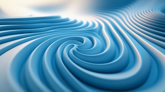 Abstract blue swirl patterns create a mesmerizing visual experience