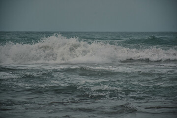 waves on the beach