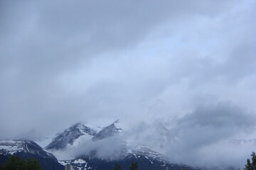 Jasper Alberta to Terrace British Columbia Mountain Scenery