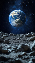 Obraz premium Planet Earth in Space