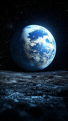 Obraz premium Planet Earth in Space