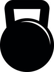 Kettlebell icon vector design templates