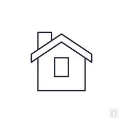Home icon. Home Symbol sign for mobile concept and web design. Vector icon, Logo illustration, Vector graphics