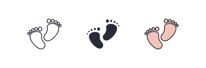 Newborn icon. Newborn Symbol sign for mobile concept and web design. Vector icon, Logo illustration, Vector graphics