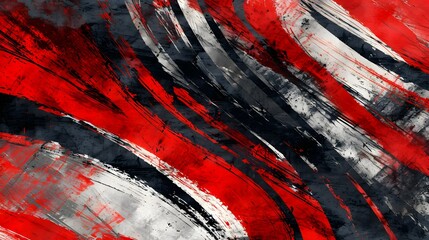 Dynamische rote und schwarze Farbstrukturen mit intensiver Energie &ndash; abstrakte Kunsttextur
