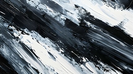 Dynamische schwarz-wei&szlig;e Farbspritzer mit kontrastreicher Struktur