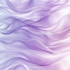 Soft flowing waves in shades of purple and white