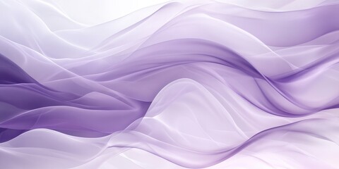 Obraz premium Ethereal purple and white waves flowing gracefully through space