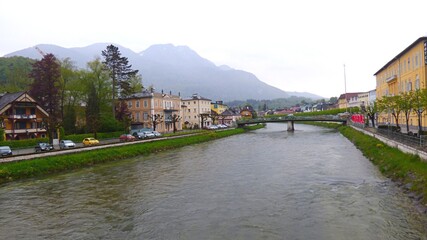 Fototapeta premium Bad Ischl city, Austria
