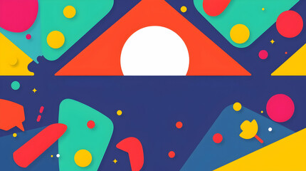 Abstract minimalist background, lines and shapes to use as a graphic resource or presentation backplate