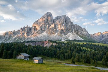 mountain landscape in the alps