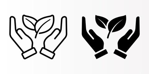 Ecology icons set. for mobile concept and web design on white background