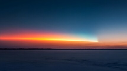 Fototapeta premium Spectacular Sunset Backdrop for Rocket Launch into Colorful Sky