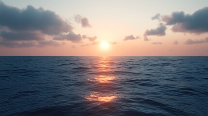 Obraz premium Dramatic Sunset Rocket Launch Over Vast Ocean Reflects Fire and Smoke on Calm Waters