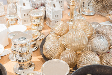 Christmas winter home decoration, shopping mall decoration, family time, holiday vacation, happiness and lifestyle, retail, creative Christmas tree decoration