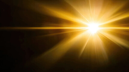Bright star-like light bursts against a dark background