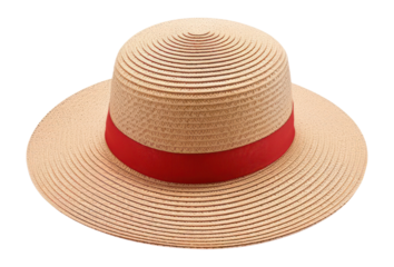 PNG Straw hat ribbon red red ribbon.
