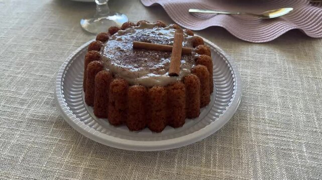 bolo indiano com canela 