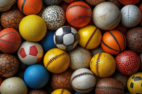 Sports Balls Background