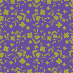 flower pattern textile design illustration
