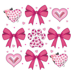 Coquette bow dog groomer EPS Vector, Valentine Dog Grooming Hair Dryer Heart EPS Vector, Dog Grooming EPS Vector, Pet EPS Vector, Paw Print EPS Vector, Love EPS Vector, Dog stylist EPS Vector, Dog Sal