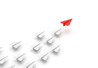 red arrow in the crowd