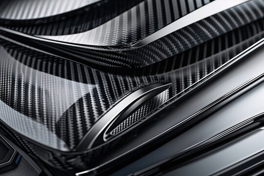 Alluring Advanced Carbon Fiber Design with a Modern Technology Aesthetic