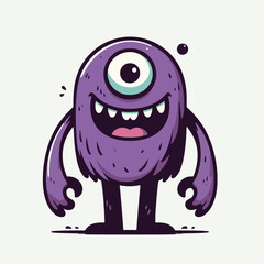 monster cartoon vector illustration