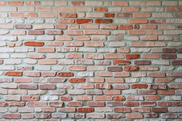 Naklejka premium Classic Brick Wall Design with Soft Pastel Background for Elegant Decor