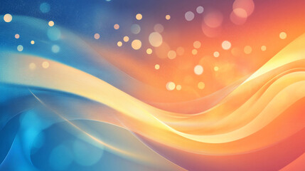 dynamic waves Abstract Colorful Waves with Glowing Lines and Blurred Lights