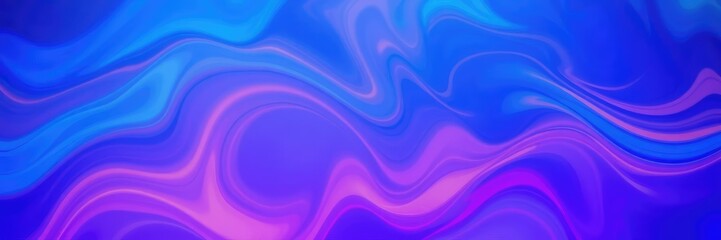Deep blue color gradient background with vibrant swirls of abstract colors on an OLED monitor display screen, tech gadget, color palette
