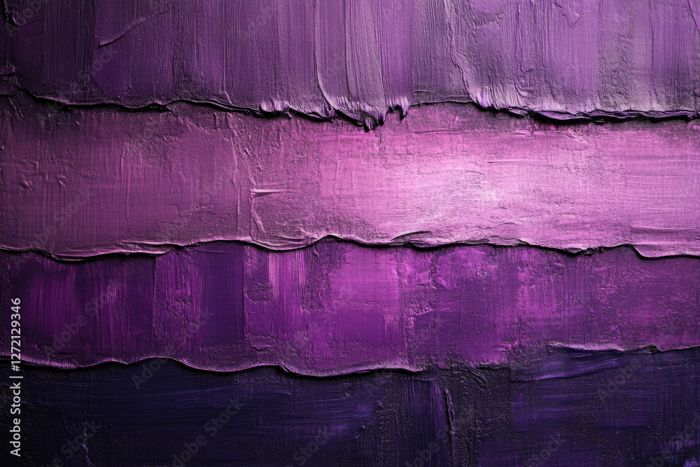 Aufkleber abstract textured purple art with layered shades and brushstrokes creating a rich, visually appealin
