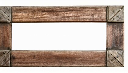 Obraz premium old wooden frame