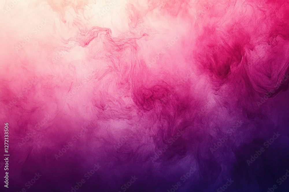 Aufkleber abstract image of swirling pink and purple ink creating a dreamy, ethereal effect.
