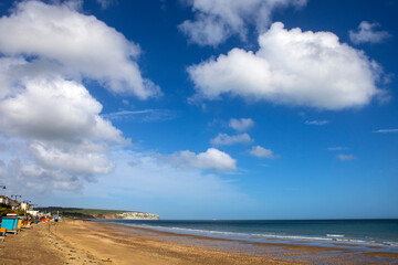 Sandown Bay on the Isle of Wight, UK