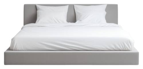 PNG modern minimalist bed design