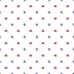 Watercolor stars. Seamless festive pattern for your design