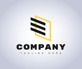 Company Creative Abstract Minimalistic Logo Design Vector