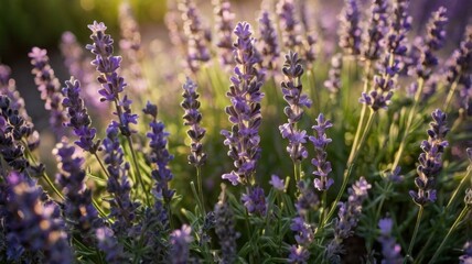 Fototapeta premium Lavender field, lavender flowers, spring flower,