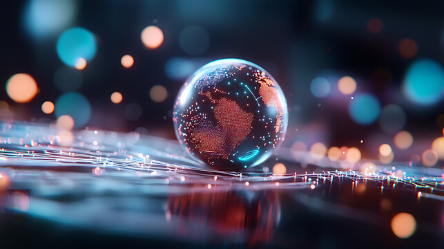 Innovative digital marketing strategies leveraging global iot networks business environment visual content futuristic viewpoint technological concepts