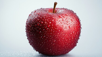 red apple isolated