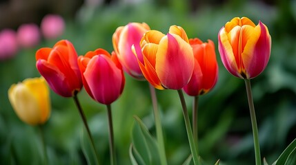 The Skagit Valley Tulip Festival is an annual event held from April 1st to April 30th in the Skagit Valley of Washington state. This festival celebrates the beautiful tulip fields in the area.