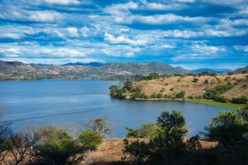 Obraz premium LAKE SUCHITLAN, San Salvador travel, Suchitoto El Salvador