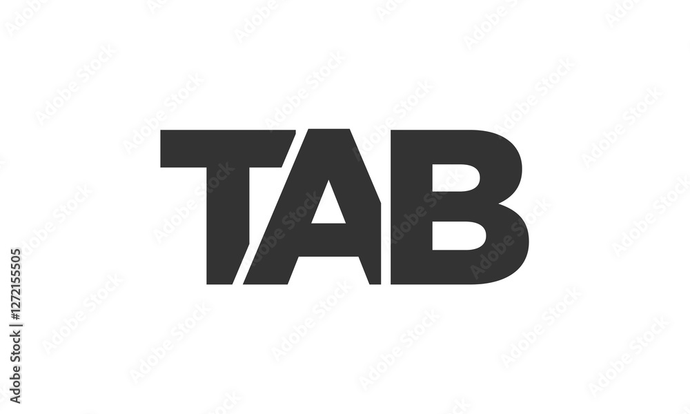 Poster tab logo design template with strong and modern bold text. initial based vector logotype featuring s