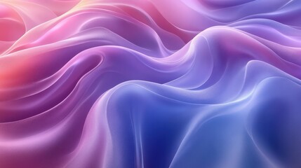 Obraz premium Colorful Soft Fabric Texture in Flowing Motion with Light Effects