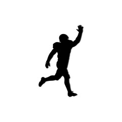 Powerful man silhouttee design