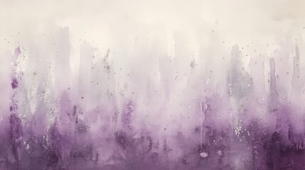 Elegant watercolor abstract background with lavender hues and silver accents
