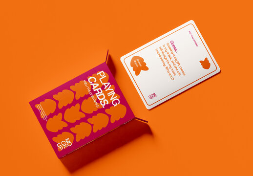 Playing Cards Mockup