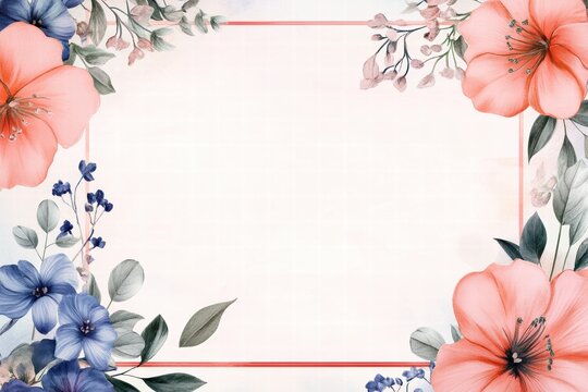 Elegant wedding invitation template featuring floral elements and soft colors for romantic events