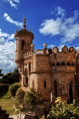 Colomares Castle in Benalmadena, Spain